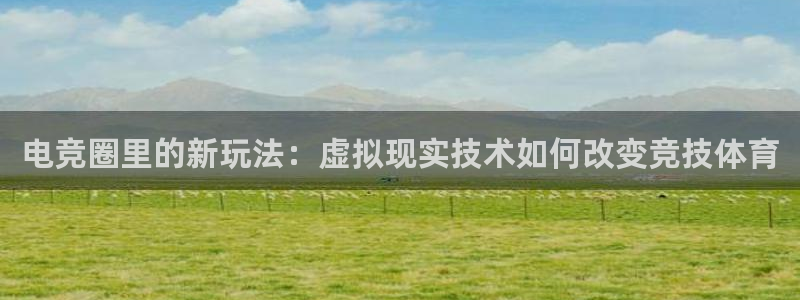易游电竞：电竞圈里的新玩法：虚拟现实技术如何改变竞技体育