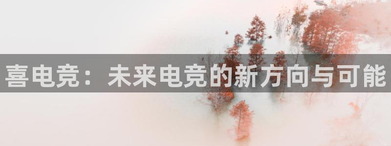 易游电竞官网：喜电竞：未来电竞的新方向与可能