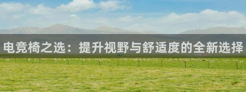 易游电竞：电竞椅之选：提升视野与舒适度的全新选择