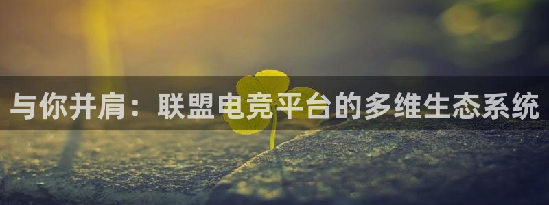 易游电竞官网：与你并肩：联盟电竞平台的多维生态系统